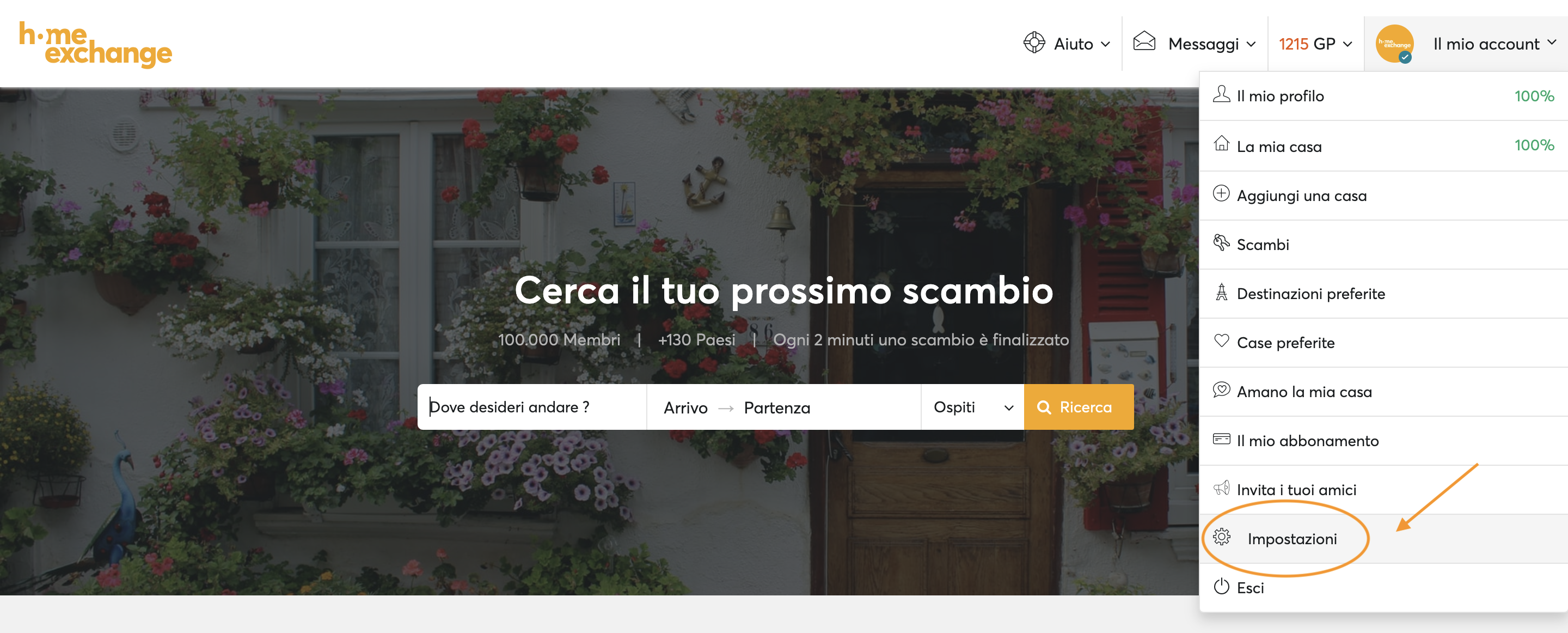 cambiare la lingua del mio account..png